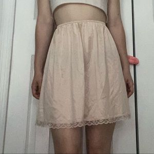 Light pink slip underskirt